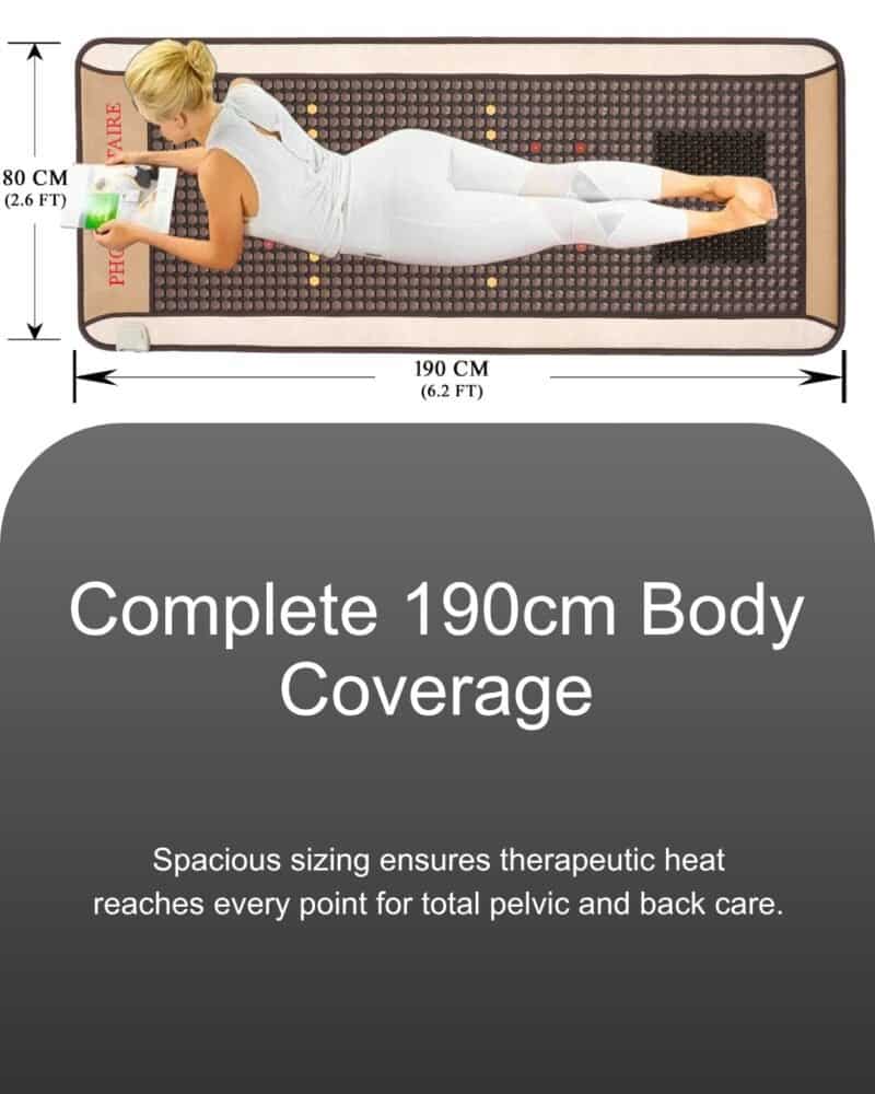 ETS Solitaire Therapy Mattress Back Pain Far Infrared Heating & TENS Pads - Image 3