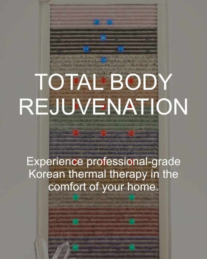 Carefit PEMF Rainbow Chakra Gemstone Massage Heating Mat - Image 3